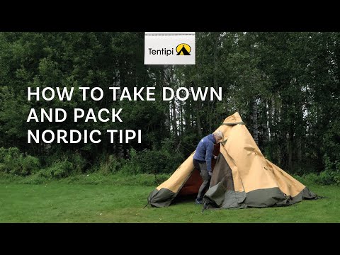 How to take down and pack a Tentipi Nordic Tipi