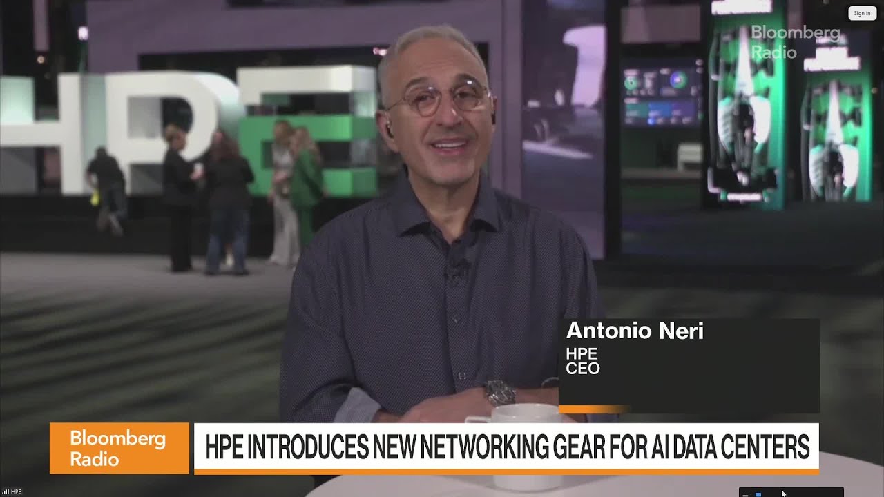 HPE Boosts Networking Gear for AI Clients - Bloomberg Podcast