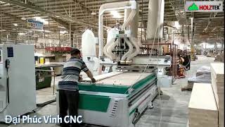 Máy CNC 4 đầu R1325-R4 tại Xưởng Rapexco - Nha Trang