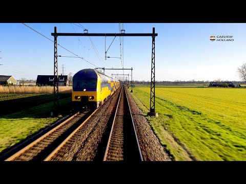 The longest straight stretch of railway in the Netherlands without even the slightest kink 11/4/2023