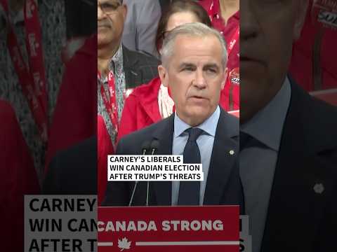 Carney's Liberals win Canada election defined by Trump | AFP #shorts