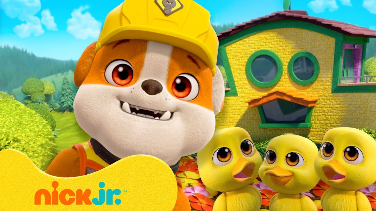 Rubble e Sua Turma | Diversão de Volta às Aulas com Rubble! ✏️ com Motor & Charger | Nick Jr.