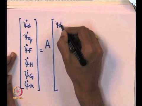 NPTEL : Power System Dynamics and Control (Electrical Engineering)