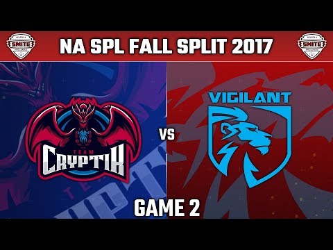 SMITE Pro League Fall Split Week 5 NA 2017 - Cryptik vs. Team Vigilant (Game 2)