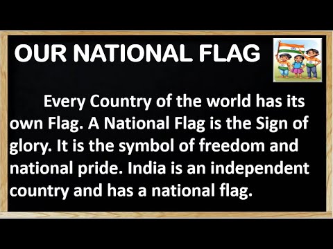 Essay On Our National Flag in English | Paragraph Writing on National Flag in English |Tiranga |