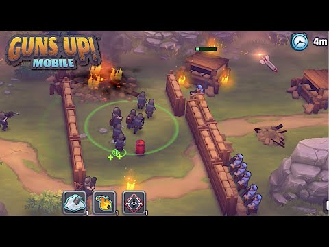 Guns Up! Mobile - War Strategy Gameplay Part 3 - YouTube