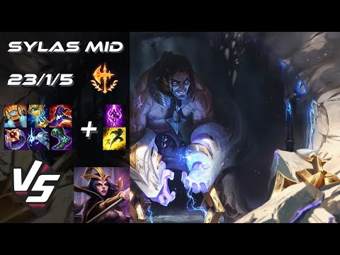 MID Sylas vs LeBlanc - EU Challenger Patch 14.23