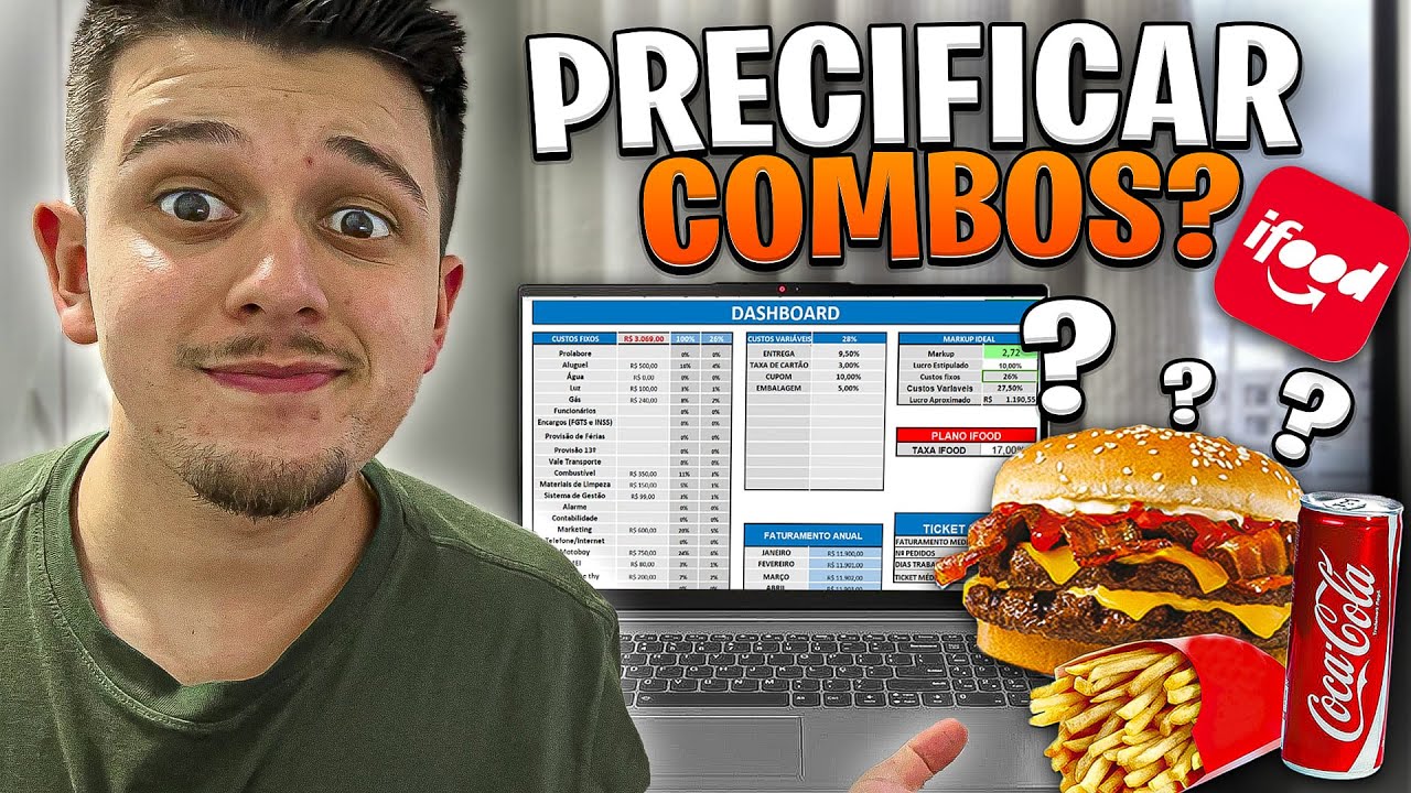 COMO FAZER A PRECIFICAÇÃO DE COMBOS PARA HAMBURGUERIA E DELIVERY NO CARDÁPIO E IFOOD?