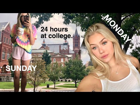 24 hours in my life at college: sunday and monday routine | Margot Lee