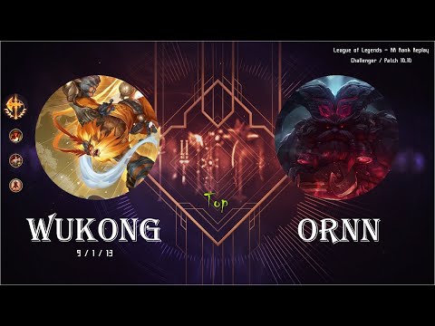 [Top] Wukong vs Ornn - KR Replays (C) / 롤 탑 오공