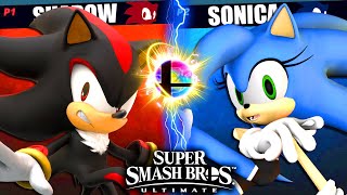 SONICA VS SHADOW!! - Sonica & Shadow Play Super Smash Bros Ultimate!