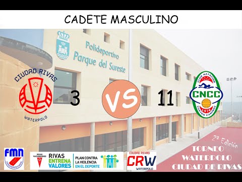 2ª EDICIÓN TORNEO CRW 18/09/2022 CADETE MASCULINO WP CIUDAD DE RIVAS VS CN CUATRO CAMINOS