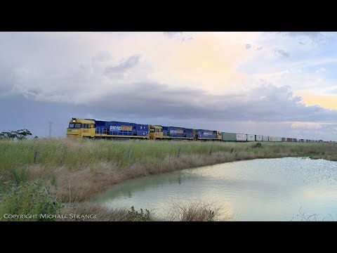 90 Wagon 7MP5 Pacific National Container Freight Train (5/12/2020) - PoathTV Australian Railways
