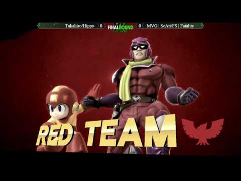FRXX Sm4sh Doubles - ScAtt/Fatality vs Takahiro/Hippo - Smash 4 Doubles Round 2