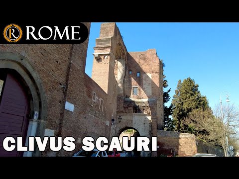 Rome guided tour ➧ Clivus Scauri [4K Ultra HD]