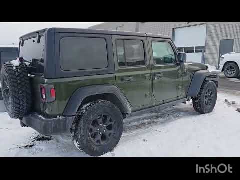 2023 Jeep Wrangler Willys 4 Door 4x4 in Green for sale at Finch Chrysler Dodge Jeep Ram Ltd in London, ON