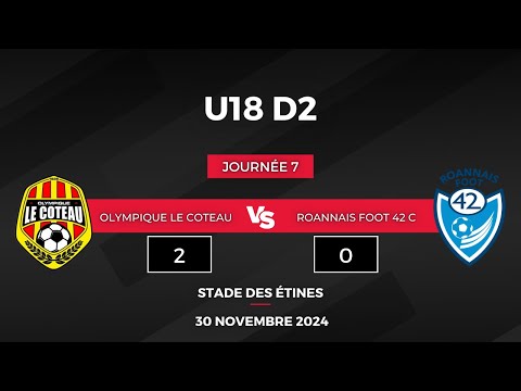 OLC U18 D2 OLC I vs Roannais Foot 42 C 30.11.24