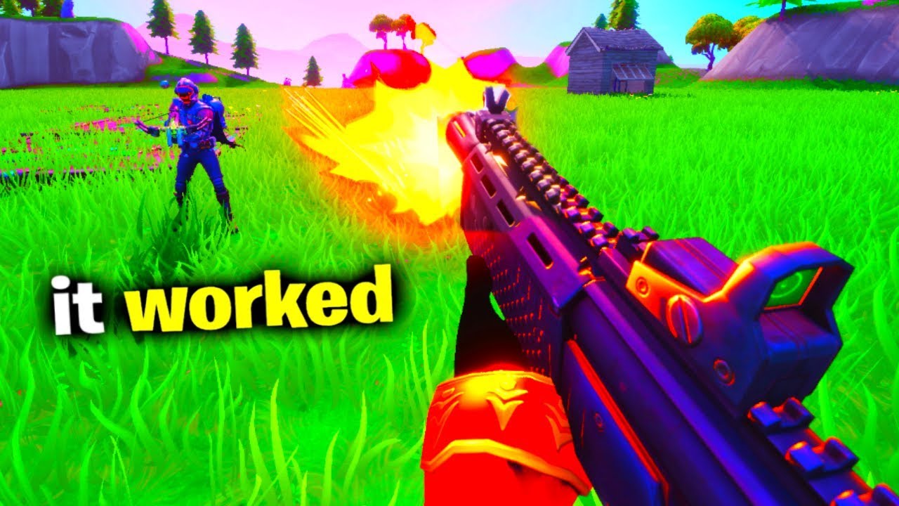 Fortnite has a 1ST PERSON mode..