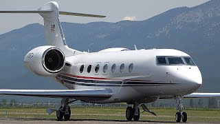 New Gulfstream GVII-G500 Arriving & Departing Tiny Ronan Airport (7S0) in Montana