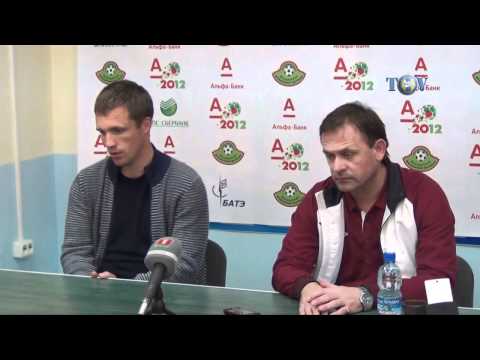 18.05.2012. БАТЭ - Славия. Пресс-конференция