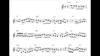 Red Garland - Blues in the Closet 1 Solo Transcription