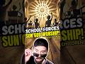 School FORCED students to worship a sun god! 😳