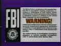FBI Warning VHS