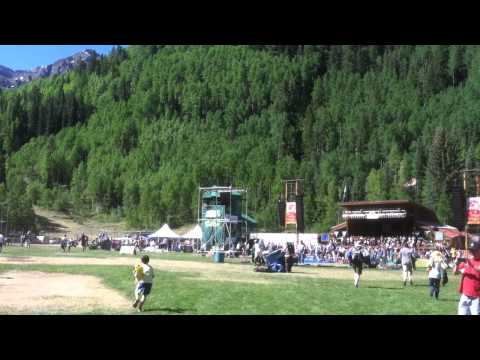Telluride Bluegrass Festival 2012 Running of the Tarps