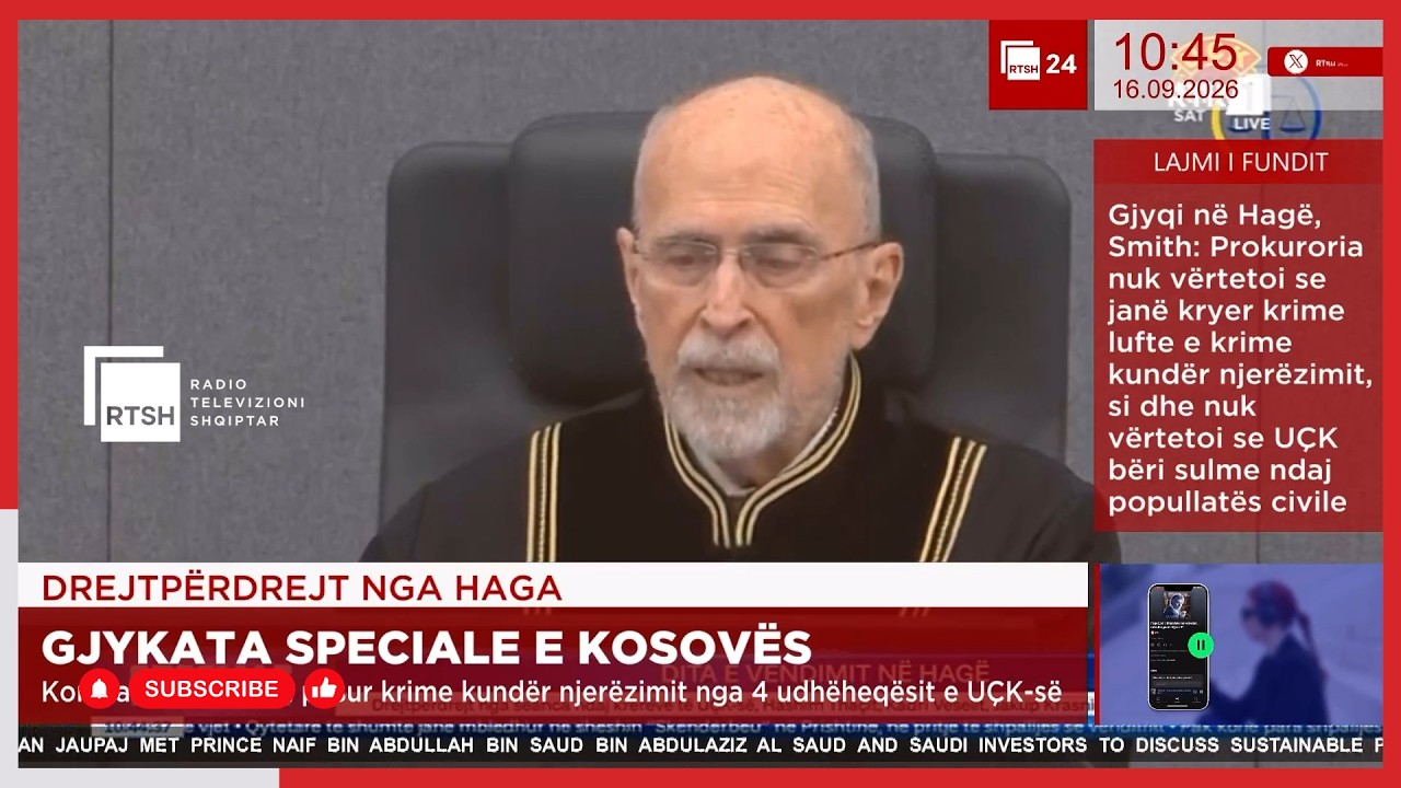 Seanca në Hagë, Smith: U vërtetua arrestimi i paligjshëm i së paku 385 personave. ZPS provoi krimet e luftës