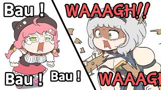 【Hololive】Miko and Noel Barking Like Dogs【Miko/Noel/Clip/Ebihurai/Comic】