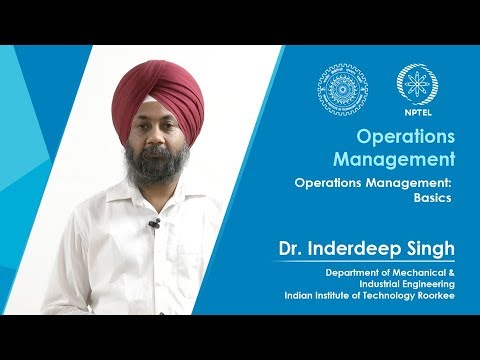 Lecture 01 Operations Management: Basics