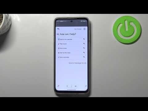 How to Send Messages via MOTOROLA Edge 20 Lite Google Assistant