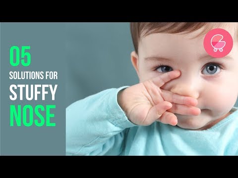 How to relieve baby of stuffy nose | 5 easy tips | Babygogo