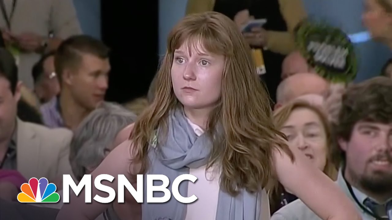 Woman Who Grilled Donald Trump Is Bush Volunteer | MSNBC - YouTube