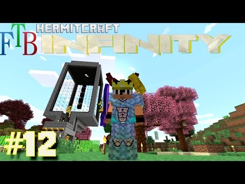 Minecraft Mods - FTB Infinity Ep. 12 - AE2 & Factory Manager !!! ( HermitCraft Modded Minecraft )