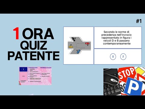 1 ORA QUIZ PATENTE B #1