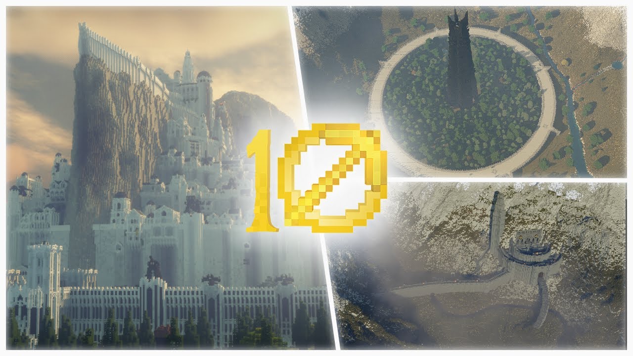 The Lord of the Rings in Minecraft: Celebrating 10 years of building! - YouTube