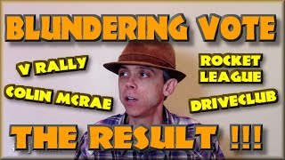Blundering Vote - The Result !!!