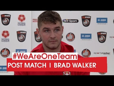 WATCH | Brad Walker after Dover Athletic