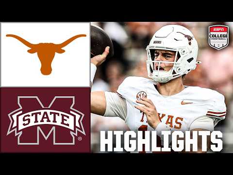 Texas Longhorns vs. Mississippi State Bulldogs | Full Game Highlights | ESPN College Football
