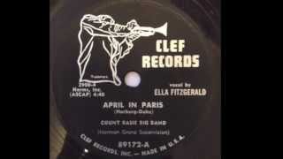 April in Paris - Ella Fitzgerald and Count Basie Big Band