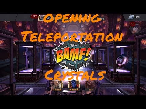 Crystals Opening, AQ Crystals, EPIC Teleportation Crystals - Marvel Contest of Champions