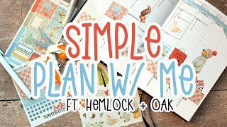 Plan With Me: Easy Weekly Setup | HanCanPlan | Hemlock & Oak
