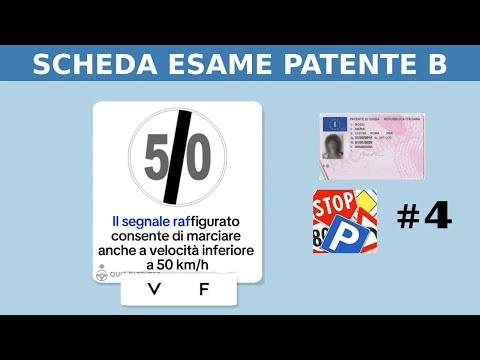 SCHEDA ESAME PATENTE B -2025- #4