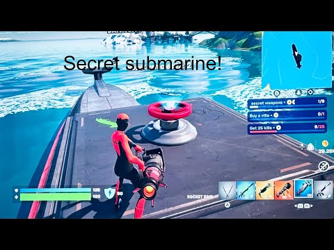 How to get into the submarine in bank city