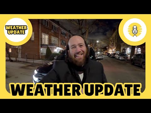 Weather Update; Snow Storm - The Perlowitz Show