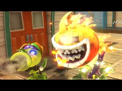 Plants vs Zombies Driftwood Shores - Fire Chompers vs Zombies