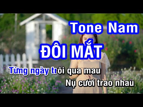 Karaoke Đôi Mắt Tone Nam (Wanbi)