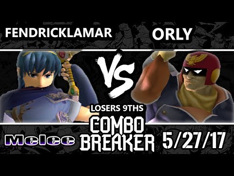 Combo Breaker 2017 Smash Melee - FendrickLamar (Marth) vs WIT | ORLY (Captain Falcon) - SSBM L9ths