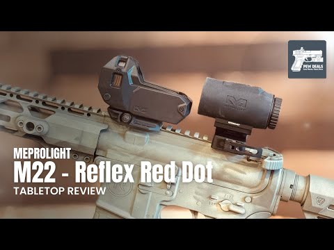 Meprolight M22 Reflex Sight W MMX4 Flip To Side Magnifier Tabletop Review #meprolight #m22 #reddot